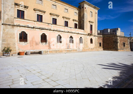 Château de Biscari Acate ville. Sicile Banque D'Images