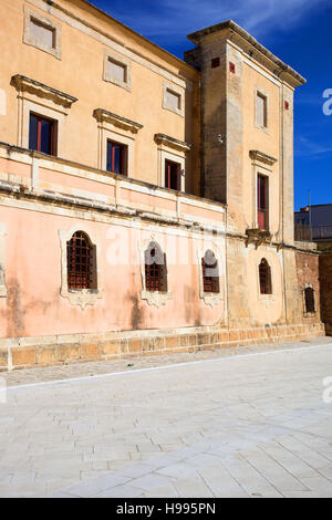 Château de Biscari Acate ville. Sicile Banque D'Images