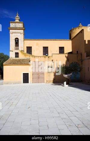 Château de Biscari Acate ville. Sicile Banque D'Images