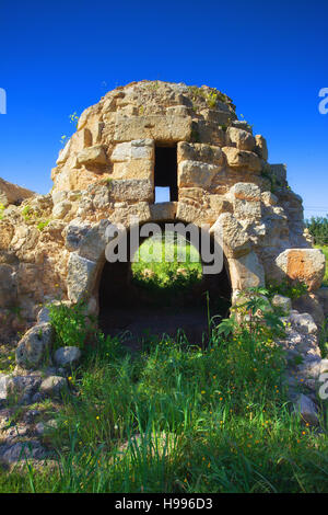 Bagno di Mezzagnone, arabe bain thermal. Santa Croce Camerina, Sicile Banque D'Images