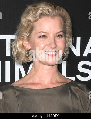 La ville de New York, USA - Le 17 novembre 2016 Actrice : Gretchen Mol assiste à la 'animaux nocturnes' New York premiere tenue au Théâtre de Paris Banque D'Images