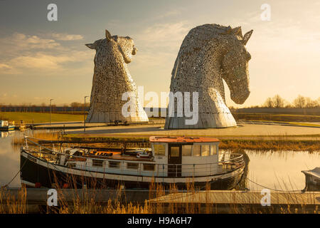 Les Kelpies, Falkirk Falkirk, Ecosse Banque D'Images