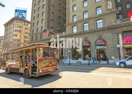 Cable Car sur roues Banque D'Images