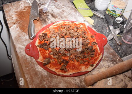 Des Pizzas Banque D'Images