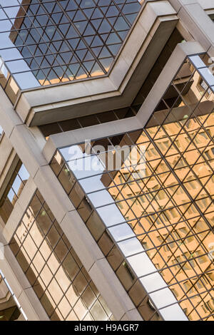 Les détails architecturaux sur Bloor Street, au centre-ville de Toronto. Banque D'Images
