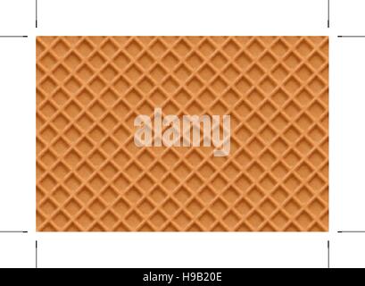 Gaufres, seamless texture vector Illustration de Vecteur