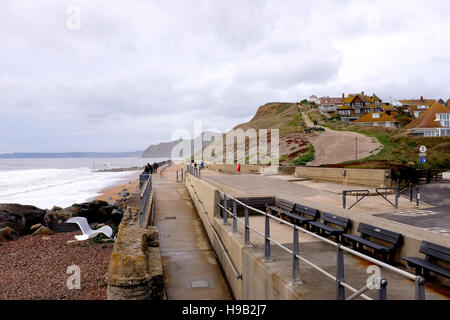 West Bay dans le Dorset où ils ont filmé les séries dramatiques Broadchurch UK Banque D'Images