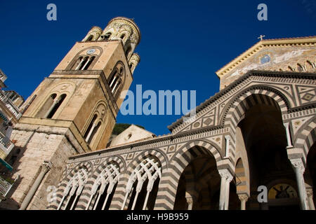 La Cathédrale Duomo di Amalfi, Sant'Andrea, Costiera Amalfitana, Côte Amalfitaine, UNESCO World Heritage Site, Campanie, Italie Banque D'Images