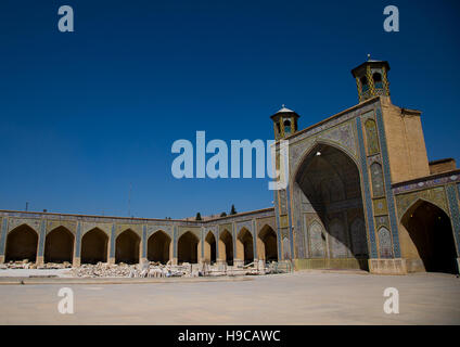 Mosquée Vakil, restauration de la province du Fars, Shiraz, Iran Banque D'Images