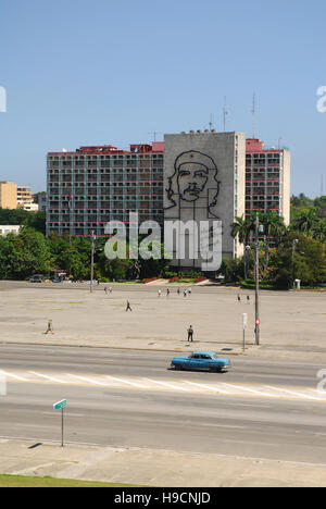 Cuba, La Havane, Plaza de la Revolucion, Place de la Révolution Banque D'Images