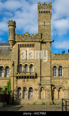 Le Manège militaire Château bâtiment (1868), Castle Street, Bury, Greater Manchester, Angleterre, RU Banque D'Images