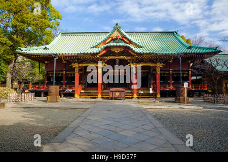 Un temple de Nezu, Tokyo, Japon Banque D'Images