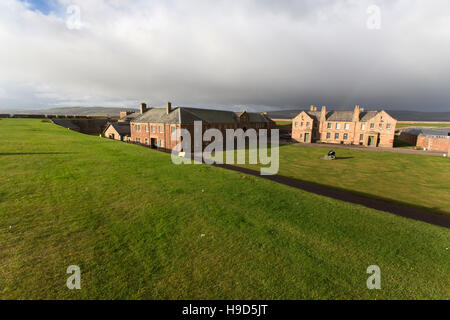 Fort George en Écosse. Vue pittoresque de l'ouest de Fort George. Banque D'Images