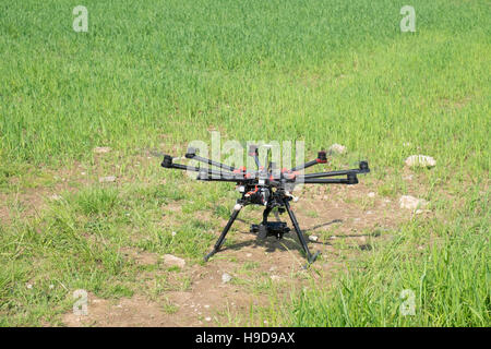 DJI S1000 drone professionnel pour le mappage de champs Banque D'Images