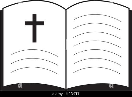 Logo Bible Church Illustration de Vecteur