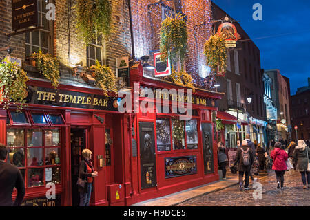 Le pub Temple Bar Dublin Ireland Banque D'Images