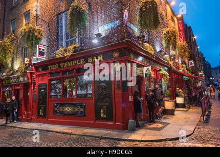 Le pub Temple Bar Dublin Ireland Banque D'Images