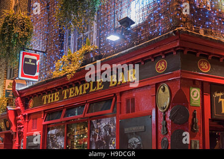 Le pub Temple Bar Dublin Ireland Banque D'Images