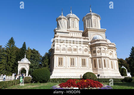 Monastère orthodoxe et cathédrale à Curtea de Arges Banque D'Images