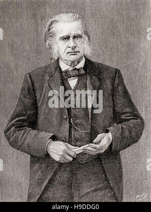 Thomas Henry Huxley, 1825 - 1895. Biologiste anglais. Vu ici âgé de 64 ans. Banque D'Images
