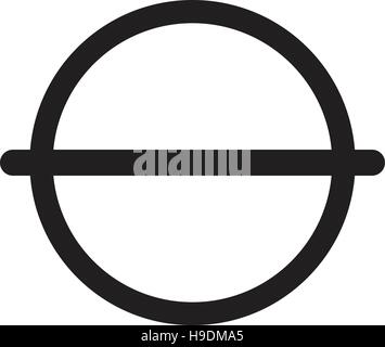Icône en forme de croix Illustration de Vecteur