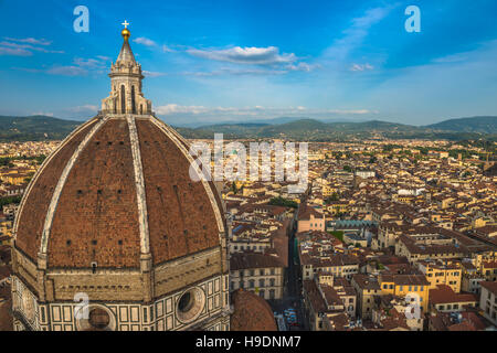 Vue panoramique de Florence, Italie Banque D'Images