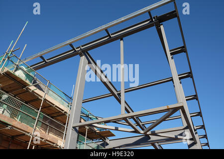 Construction de nouveaux superstore à Newark, Nottinghamshire, Angleterre, RU Banque D'Images