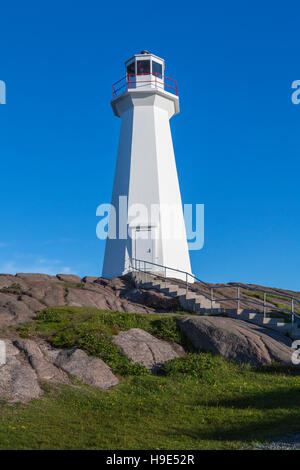 Le lieu historique national du Cap-Spear près de St John's, Terre-Neuve et Labrador, Canada Banque D'Images