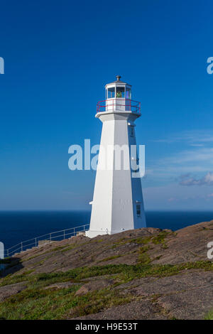 Le lieu historique national du Cap-Spear près de St John's, Terre-Neuve et Labrador, Canada Banque D'Images