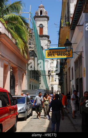 Cuba, La Havane, La Vieille Havane, La Bodeguita del Medio Banque D'Images