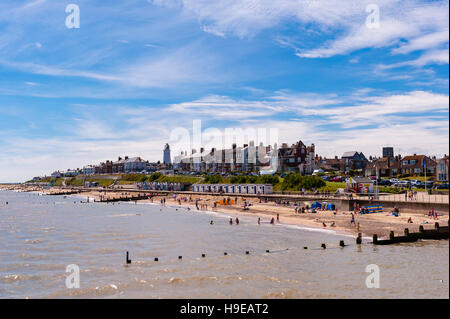 Une vue de la jetée, à Southwold, Suffolk , Angleterre , Angleterre , Royaume-Uni Banque D'Images