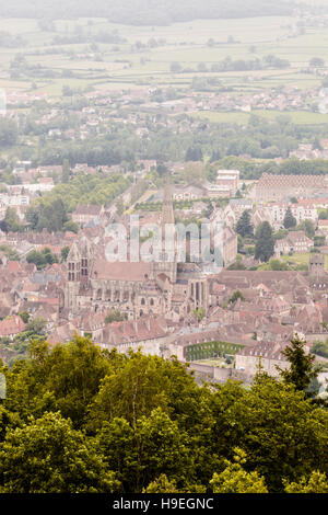 La cathédrale de Saint Lazare à Autun, France. Banque D'Images