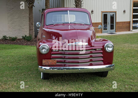 1952 Chevrolet pickup à Rembert de fermes à Alachua, en Floride. Banque D'Images