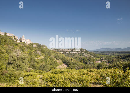 Le village perché de Venasque en Provence Banque D'Images