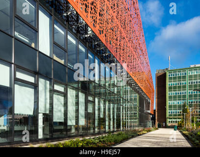 Centre de technologies avancées (IBI Taylor et Young 2016), Tameside College, Ashton en vertu de Lyne, Tameside, Manchester, UK Banque D'Images