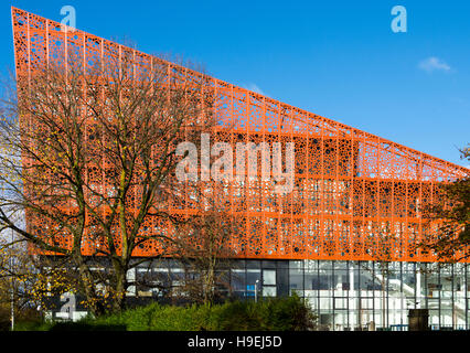 Centre de technologies avancées (IBI Taylor et Young 2016), Tameside College, Ashton en vertu de Lyne, Tameside, Manchester, UK Banque D'Images