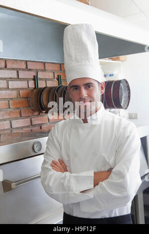 Portrait of Hispanic chef Banque D'Images