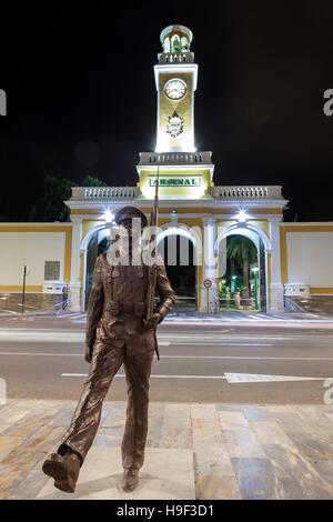 Monument à l'infanterie de marine espagnol à la Plaza del Rey à Cartagena, Espagne Banque D'Images