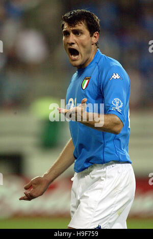 CHRISTIAN VIERI ITALIE V CROATIE PREFECTURAL KASHIMA STADIUM IBARAKI AU JAPON 08 Juin 2002 Banque D'Images