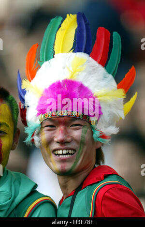 Cameroun Cameroun VENTILATEUR V ARABIE SAOUDITE SAITAMA SAITAMA JAPON 06 Juin 2002 Banque D'Images