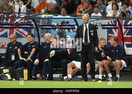 SVEN GORAN ERIKSSON ENGLAND MANAGER Sapporo Sapporo Dome Japon 07 juin 2002 Banque D'Images