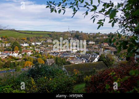 La bière dans le Devon pittoresque West Country UK en novembre 2016 Banque D'Images