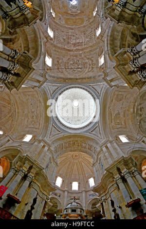 La Cathédrale de Cadix et de l'autel détail du toit Banque D'Images