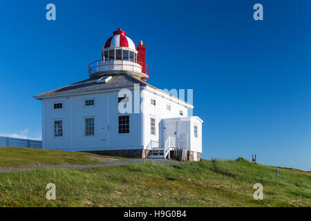 Le lieu historique national du Cap-Spear près de St John's, Terre-Neuve et Labrador, Canada Banque D'Images