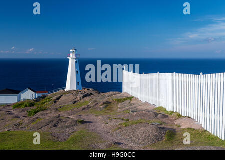 Le lieu historique national du Cap-Spear près de St John's, Terre-Neuve et Labrador, Canada Banque D'Images