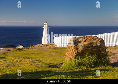 Le lieu historique national du Cap-Spear près de St John's, Terre-Neuve et Labrador, Canada Banque D'Images