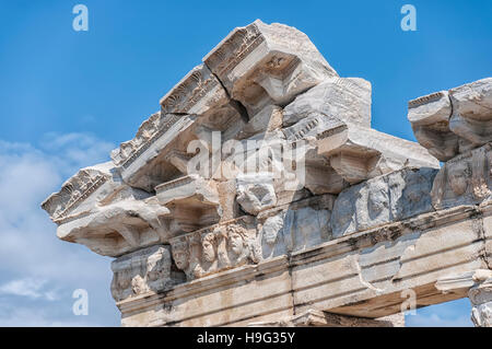 Le Temple d'Apollon situé dans la ville turque de côté. Banque D'Images