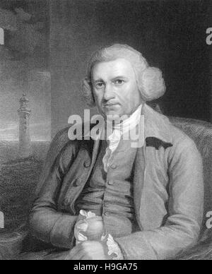 John Smeaton, 1724 - 1792, l'anglais engineerfather de génie civil Banque D'Images