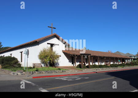 Mission San Francisco Solano, Parc historique d'état de Sonoma, Sonoma, Californie Banque D'Images