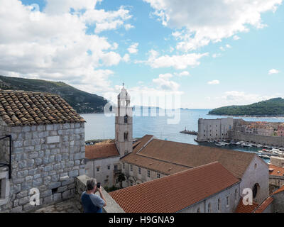 Fort Lovrijenac ou Saint Laurent, forteresse, Dubrovnik, Croatie, Banque D'Images